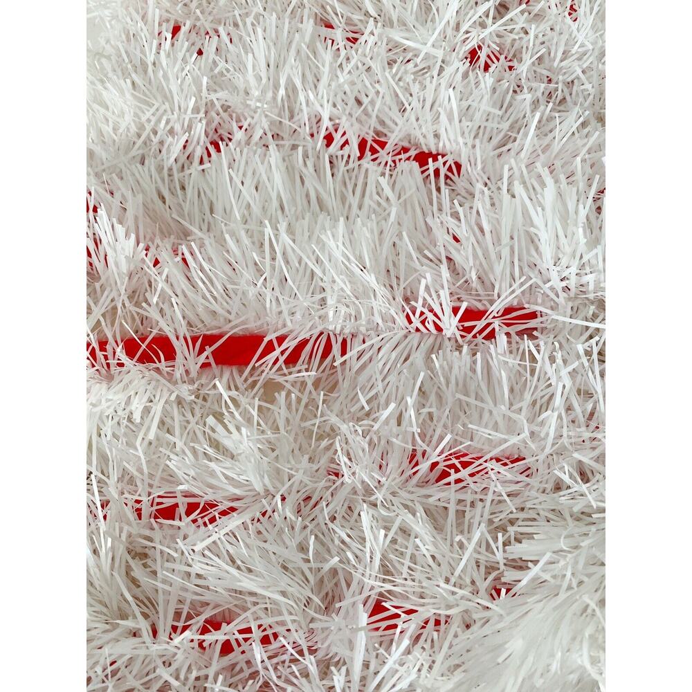 Vintage Christmas Garland Red White Candy Cane 15 Ft 1970s NOS Set of 3 - Picture 4 of 9